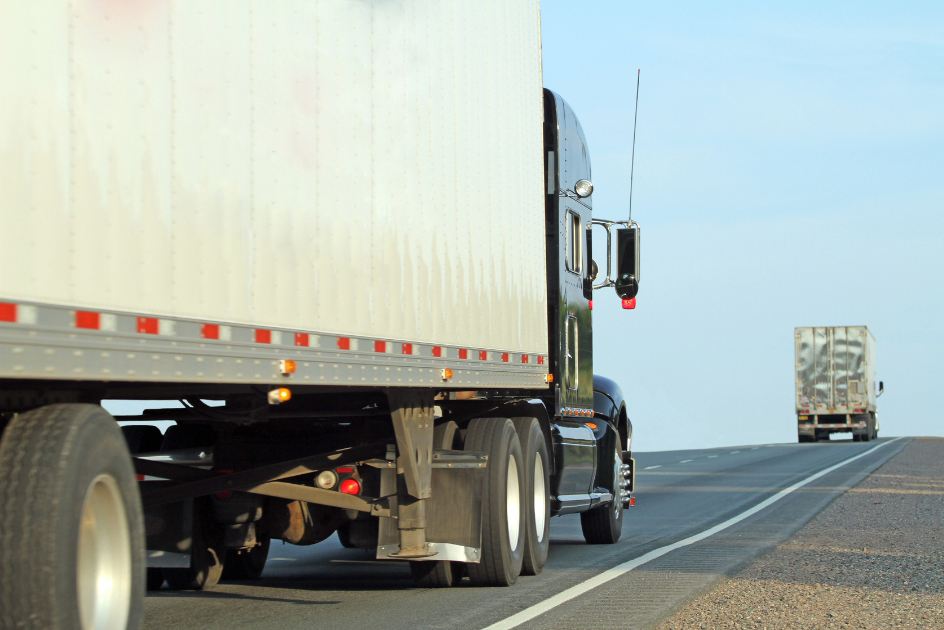 Buchanan Hauling & Rigging dry van truck driven by an experienced CDL-A company driver.