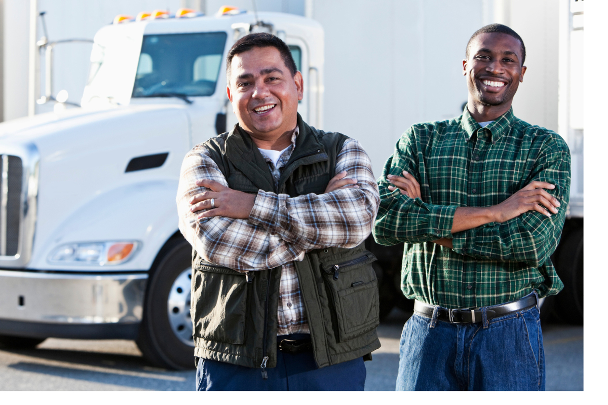 A Buchanan truck driver team getting ready to hit the road