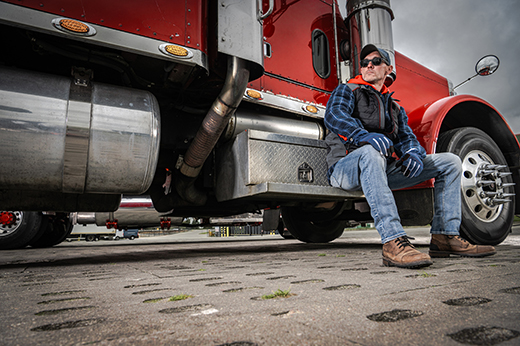 CDL-A driver evaluating career paths