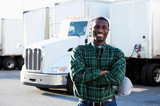 Professional driver choosing best trucking employer