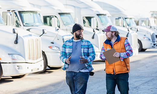 Experienced driver progressing into specialized freight roles