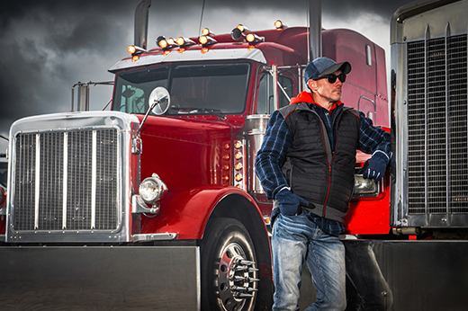 CDL-A driver working in stable trucking job environment