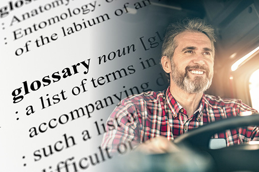 Learn the key trucking terms CDL-A drivers use every day, from BOL and detention to inspections and securement.
